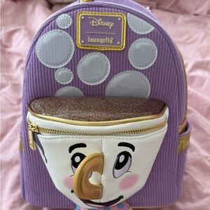 Loungefly Disney’s Beauty and the Beast Chip Corduroy Backpack